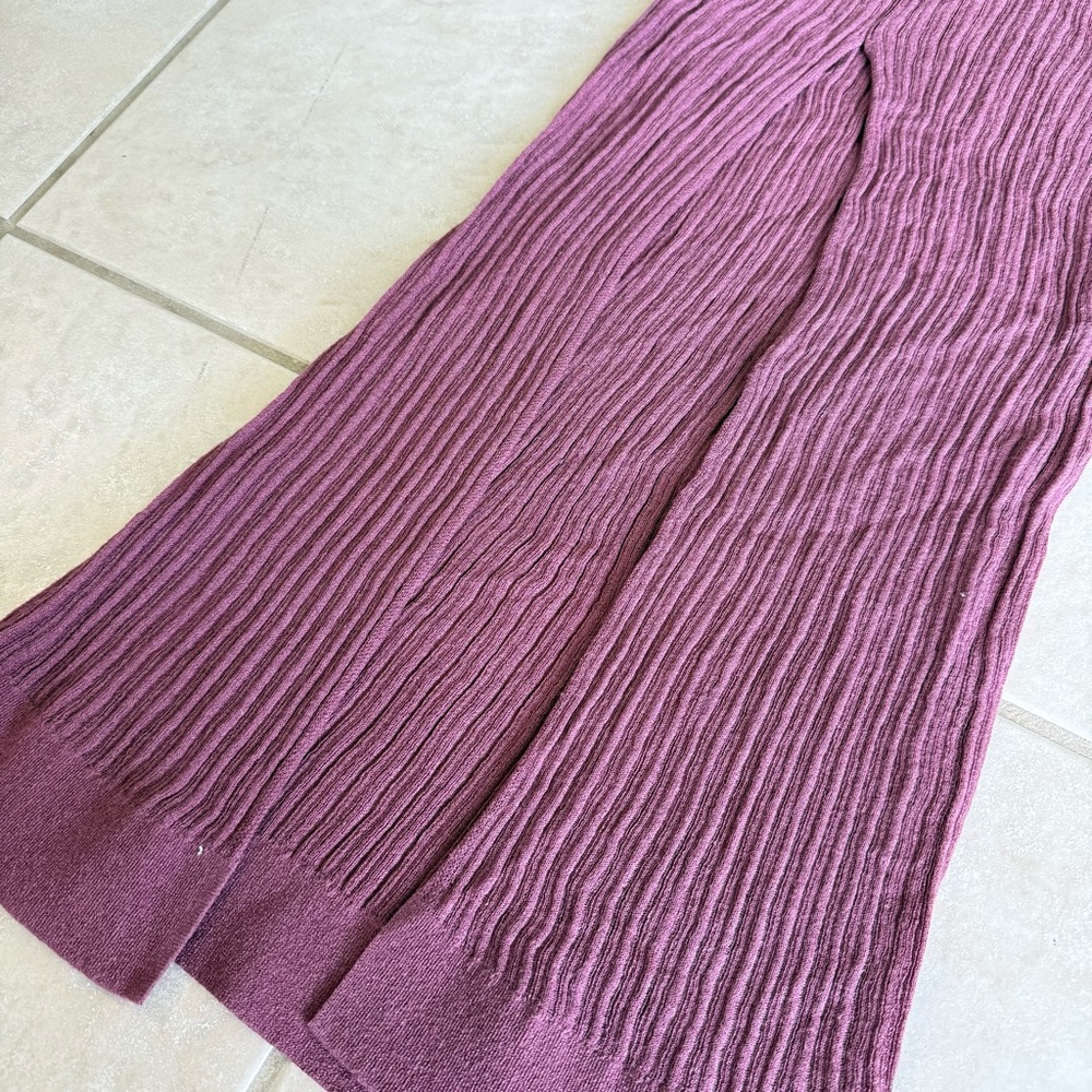 Skims Ribbed Maxi Skirt Set in Dusty Rose Size S - Picture 4 of 5
